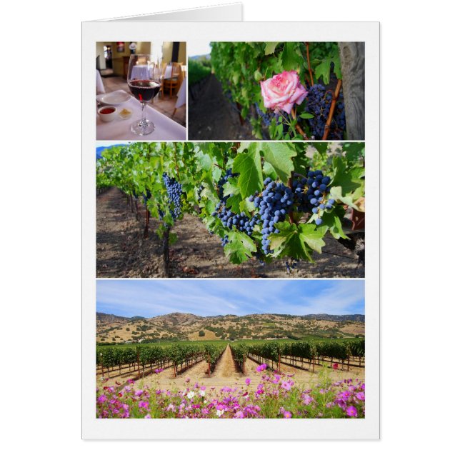 California Vineyard Collage (Voorkant)