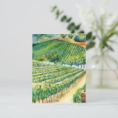 California Vineyard Invitation Kaart (Staand voorkant)