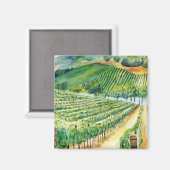 California Vineyard Magnet Magneet (Voorkant / Achterkant)