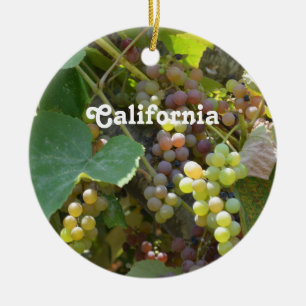 California Vineyards Keramisch Ornament