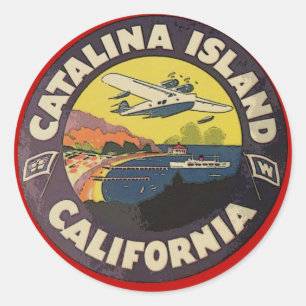California Vintage Reisbagage Label