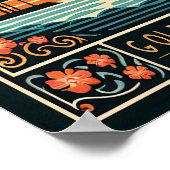 California Vintage Travel Poster (Coin)