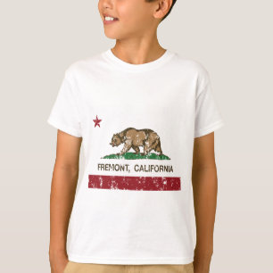 california vlag fremont in nood t-shirt