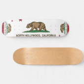 california vlag noord hollywood skateboard (Horizontaal)
