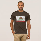 CALIFORNIA-vlag T-shirt (Voorkant volledig)