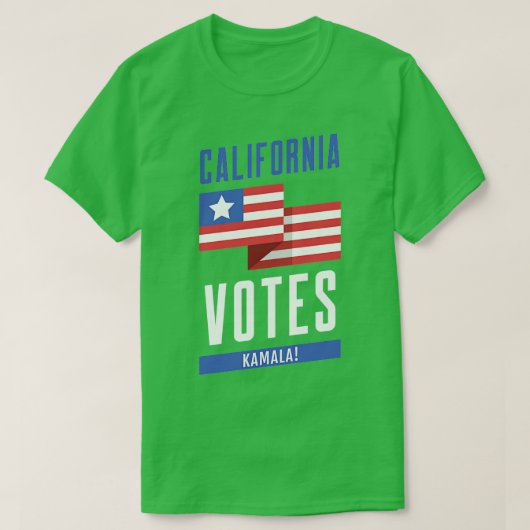 California Votes Kamala TShirt (Design devant)