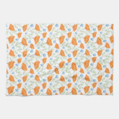 California Waterverf Poppy Pattern Theedoek (Horizontaal)