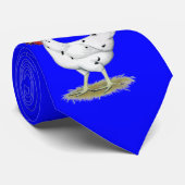 California White Hen Stropdas (Opgerold)