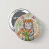 California Wildfire Relief Fundraiser Button (Voorkant /achterkant)