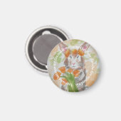 California Wildfire Relief Fundraiser Button Magneet (Voorkant / Achterkant)