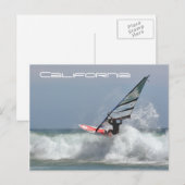 California Wind Surfer Briefkaart (Voorkant / Achterkant)
