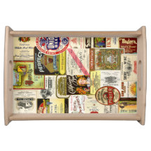 California Wine  Labels Serving Tray