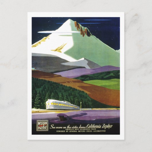 California Zephyr Briefkaart (Voorkant)