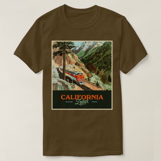 California Zephyr T-shirt (Design voorkant)