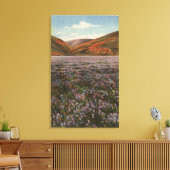 CaliforniaWild Lupine Flowers in Bloom Canvas Afdruk (Insitu (Woonkamer))