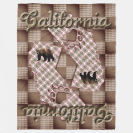 Californië2025 Fleece Deken
