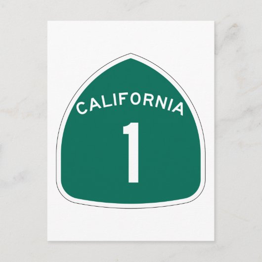 Californië 1 briefkaart (Voorkant)
