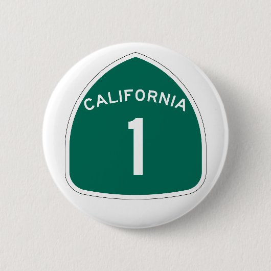 Californië 1 ronde button 5,7 cm (Voorkant)