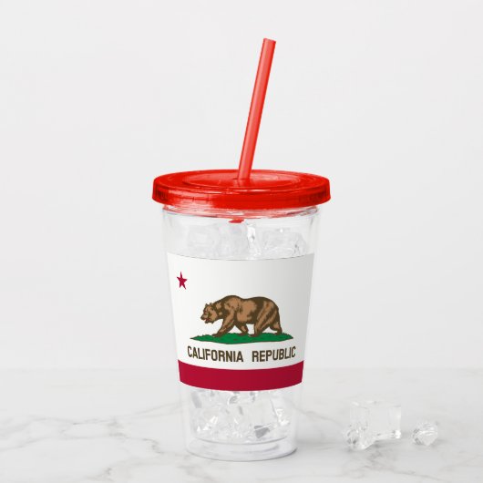Californië Acryl Drinkbeker (Achterkant ijs)