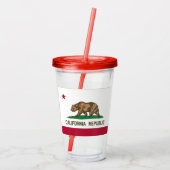 Californië Acryl Drinkbeker (Achterkant)
