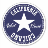 Californië all-star Chicano Decal Sticker (Voorkant)