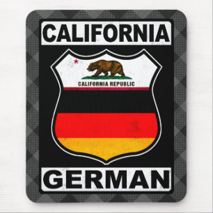Californie Allemand Tapis de souris américain