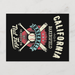 Californië Bakersfield Baseball Briefkaart