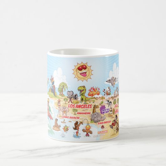 Californie Beach Paradise Mug (Centre)
