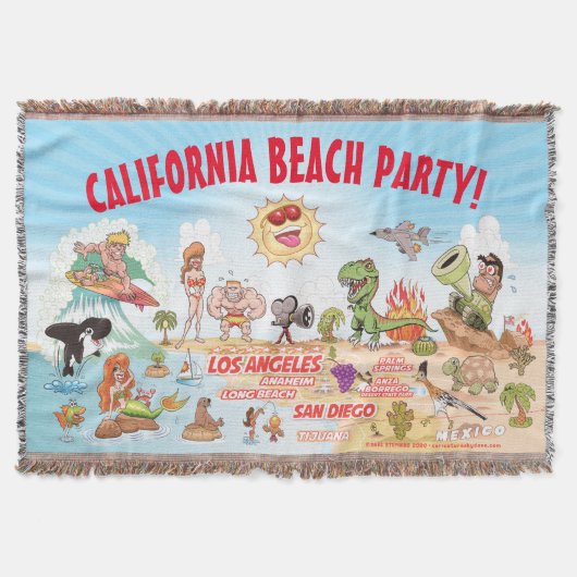 Californie Beach Party Jeu de couverture (Devant)