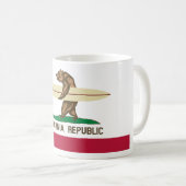 Californie Bear Coffee Mug (Devant droit)