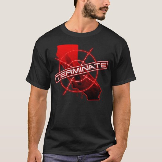 Californië: Beëindigen T-shirt (Voorkant)