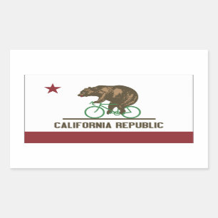 Californië Beer Bike Sticker