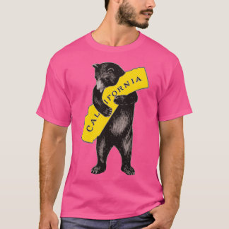 Californië Beer Hug Illustratie T-shirt