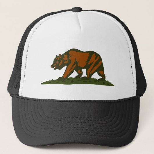 Californië-Beer Trucker Pet (Voorkant)