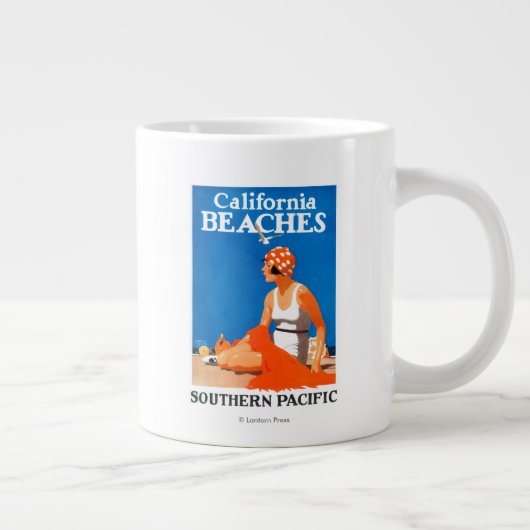 Californië bezoekt promotie-Poster Extra Grote Mok (Rechts)