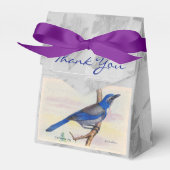 Californië Blue Jay Bedankdoosjes (Voorkant Zijde)