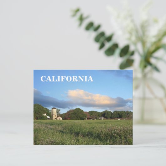 Californië-Boerderij, Briefkaart (Staand voorkant)