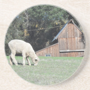 Californië-Boerderij Zandsteen Onderzetter