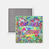 Californie Bonjour ! Magnet (Recto/Verso)