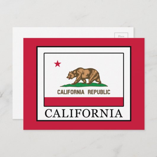 Californië Briefkaart (Voorkant / Achterkant)