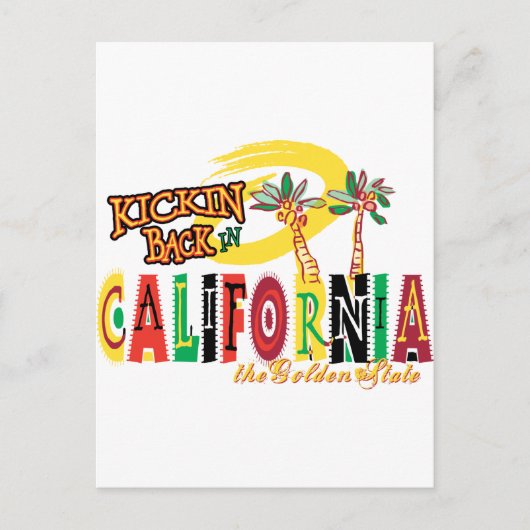 Californië Briefkaart (Voorkant)