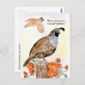Californië Briefkaart (Voorkant / Achterkant)