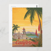 Californië Briefkaart (Voorkant / Achterkant)
