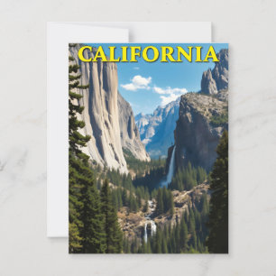 Californië-briefkaart Briefkaart