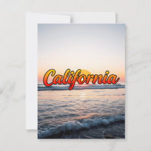 Californië-briefkaart Briefkaart