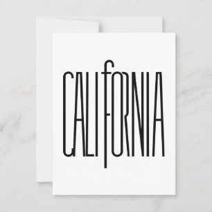 Californië-briefkaart Briefkaart