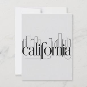 Californië-briefkaart Briefkaart