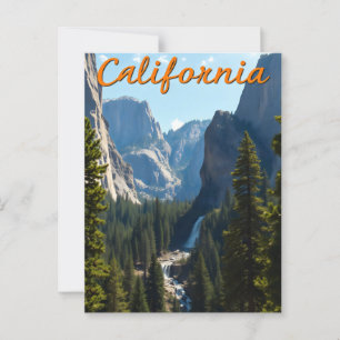 Californië-briefkaart Briefkaart