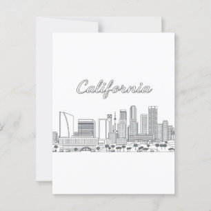 Californië-briefkaart Briefkaart