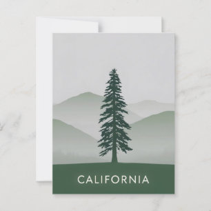 Californië-briefkaart Briefkaart